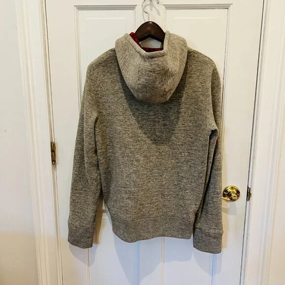 Woolrich Jacket Men's M Flannel Wool Cotton Blend Winter Coat Hoodie - Picture 16 of 16